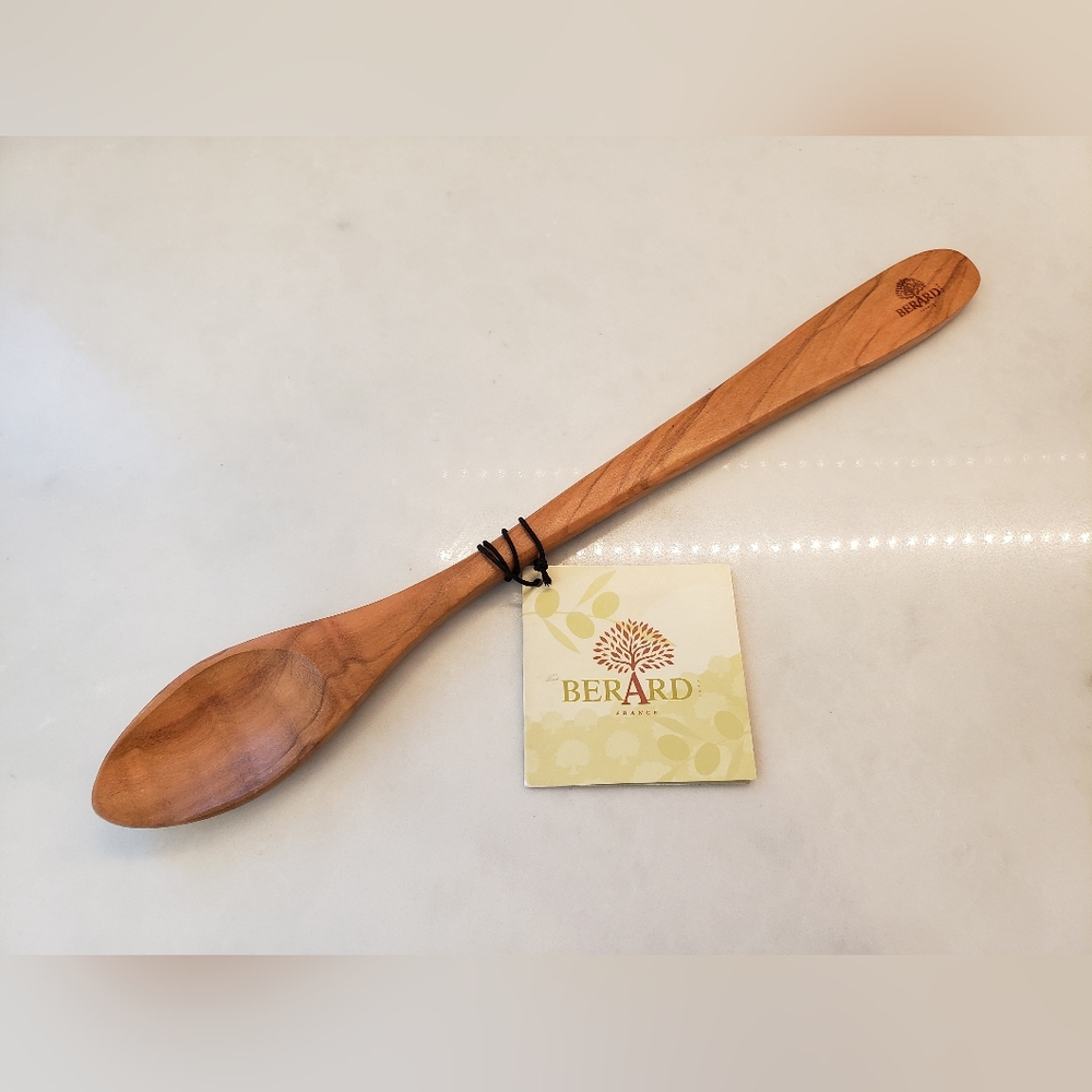 Brand new Berard 23474 French Olive-Wood Handcrafted Jam Spoon